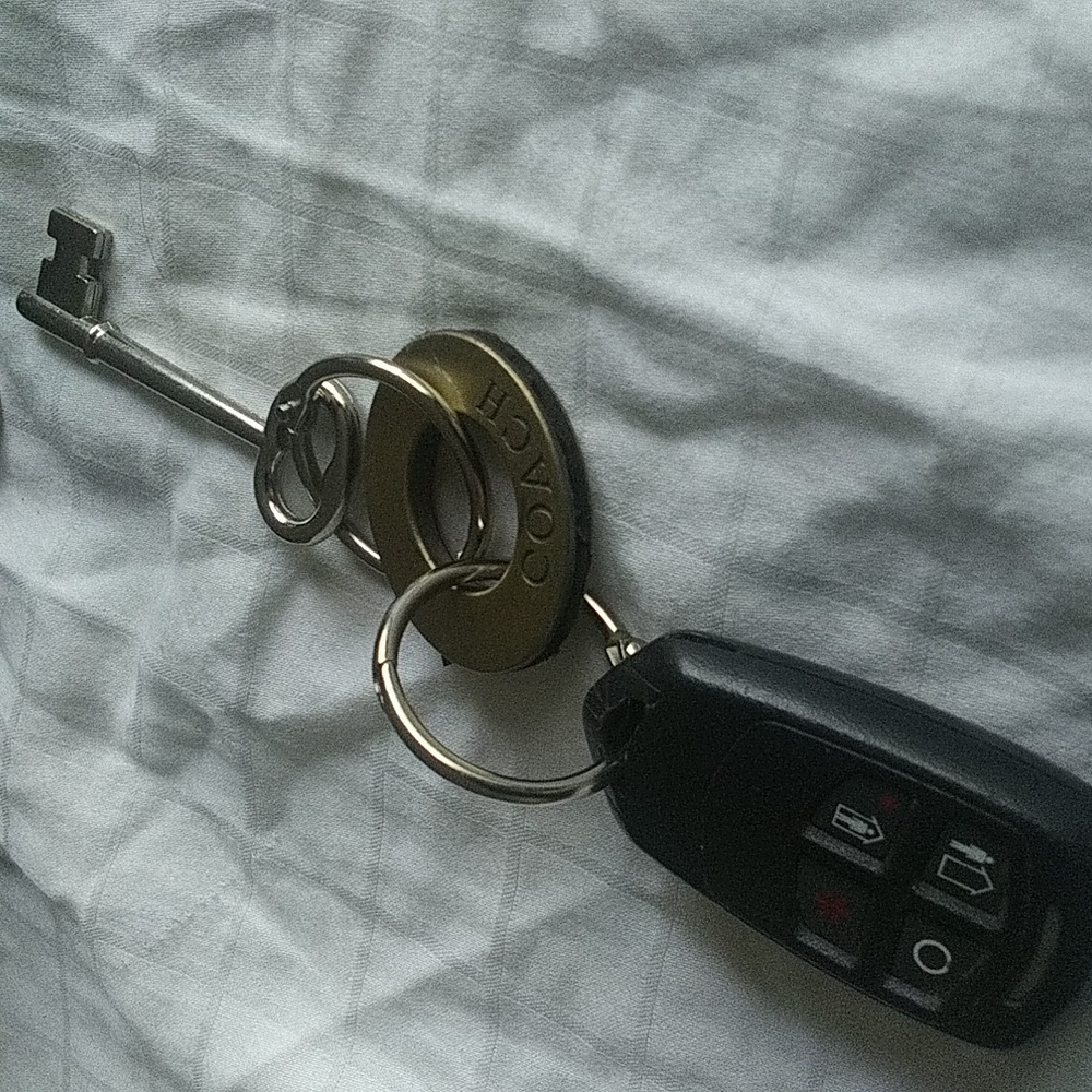 - Coach key chain 1Sz$28 +  free scarf.